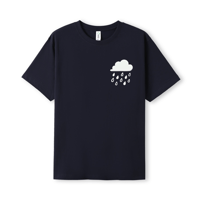 Image 5 of 3D puff rain cloud t-shirt