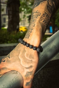 Image 2 of Lava stone  bracelet