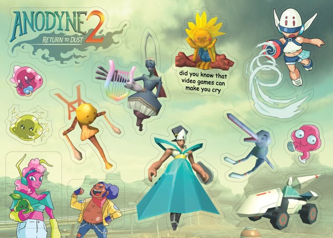 Anodyne 2 Sticker Set