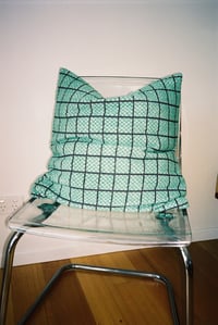 Image 2 of windowpane cushions (pair)