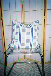 Image 2 of blue windows cushion