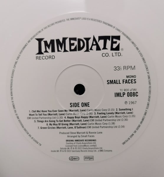 Small Faces – Small Faces VINYL LP NEW