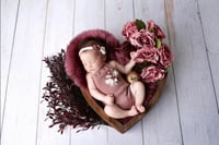 Image 10 of Wooden heart white