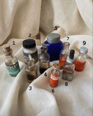 Image of Véritables flacons d'apothicaire, petite taille