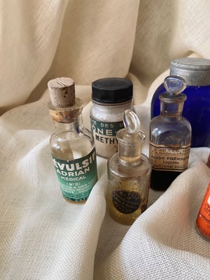 Image of Véritables flacons d'apothicaire, petite taille