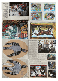 Image 2 of Mark Hearld exhibition leaflet (B)