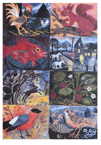 Image 1 of Mark Hearld exhibition leaflet (B)