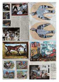 Image 3 of Mark Hearld exhibition leaflet (B)