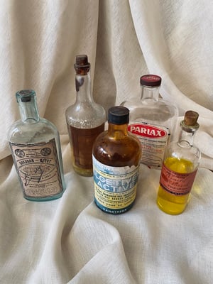 Image of Véritables flacons d'apothicaire, grande taille