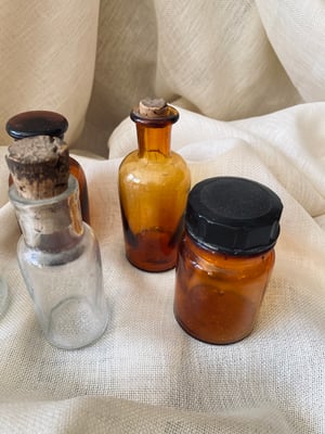 Image of Véritables flacons d'apothicaire, petite taille, sans étiquette