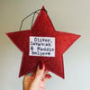 'We Believe' Star Hanging Decoration