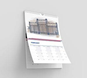 Image of 2025 Calendar for Rangers Fans