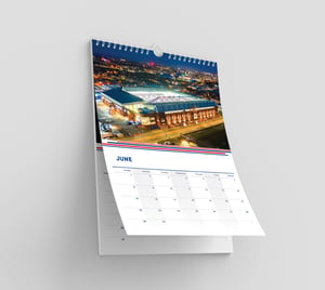 Image of 2025 Calendar for Rangers Fans