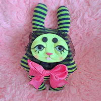 Image 1 of Black & Green Bunny Mini Inkling