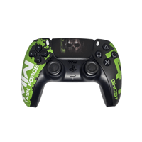 Custom Tactical PS5 Controller – Black, Green & White Design with Hall Effect Sensors 🎮🔥