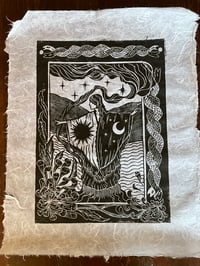 Image 1 of Tirage unique "Sun and moon dance" - Format A3