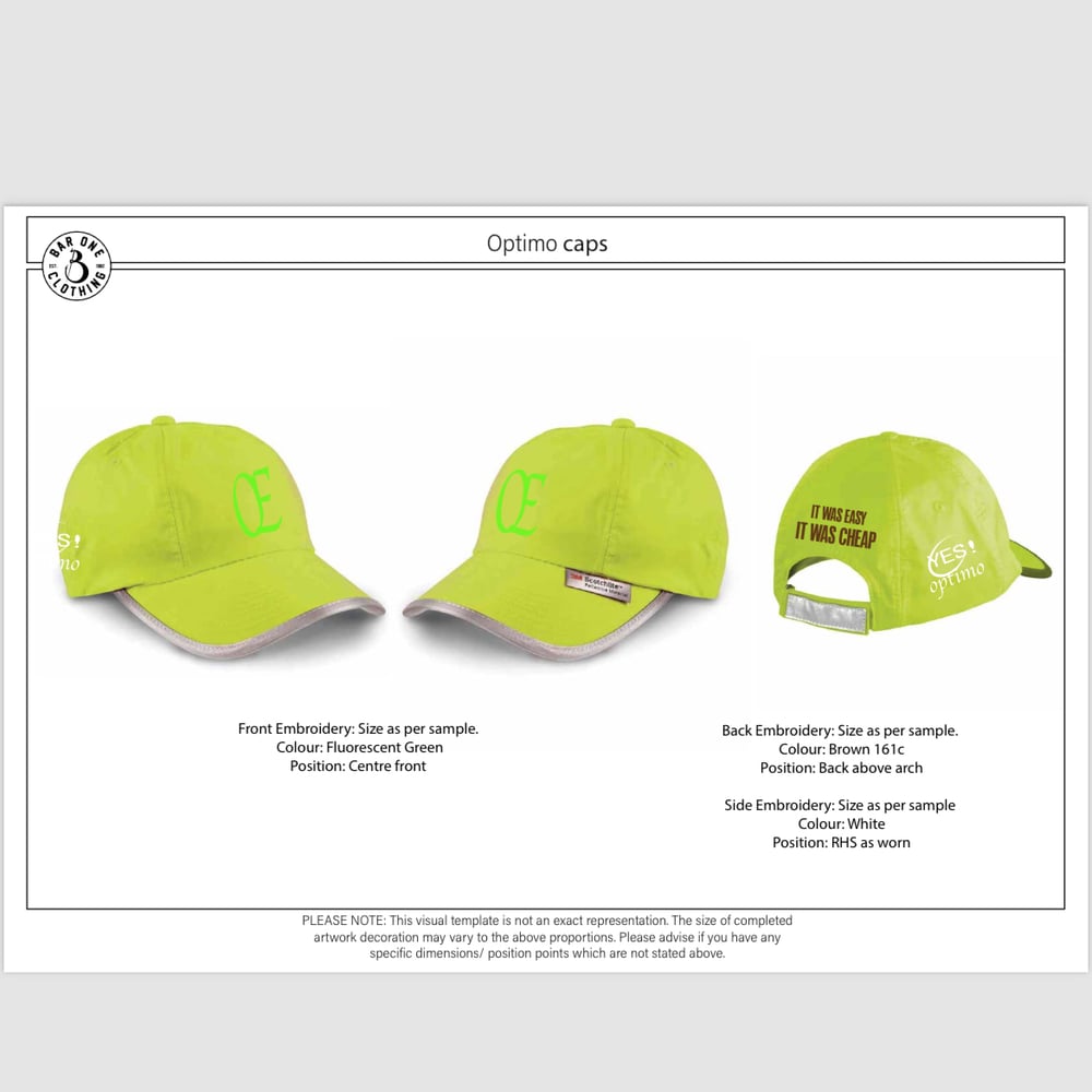 OE Hi Viz Waterproof Cap