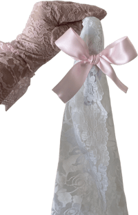 Image 2 of Santa Mantilla Veil - White 