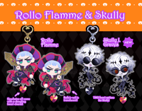 Image 3 of TWST Halloween Guys Heart Jewel Charms 