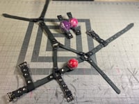 Image 2 of Leather Training Harness Gag - Interchangeable System