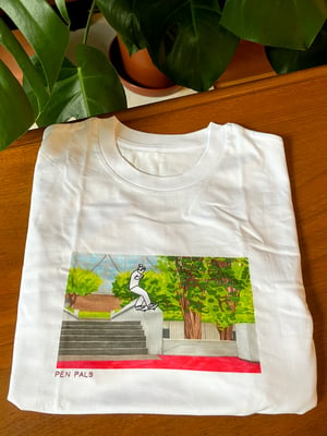 Image of Pen Pals - Hubba Hideout shirt (DTG printed) - charity fundraiser for PAPYRUS