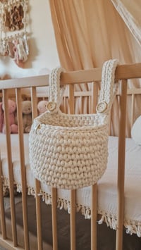 Image 2 of Crochet crib basket