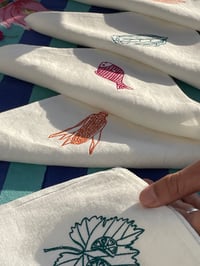 Image 1 of Embroidered SKP Napkins. 