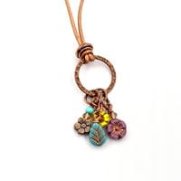 Image 1 of Flower Bouquet Necklace