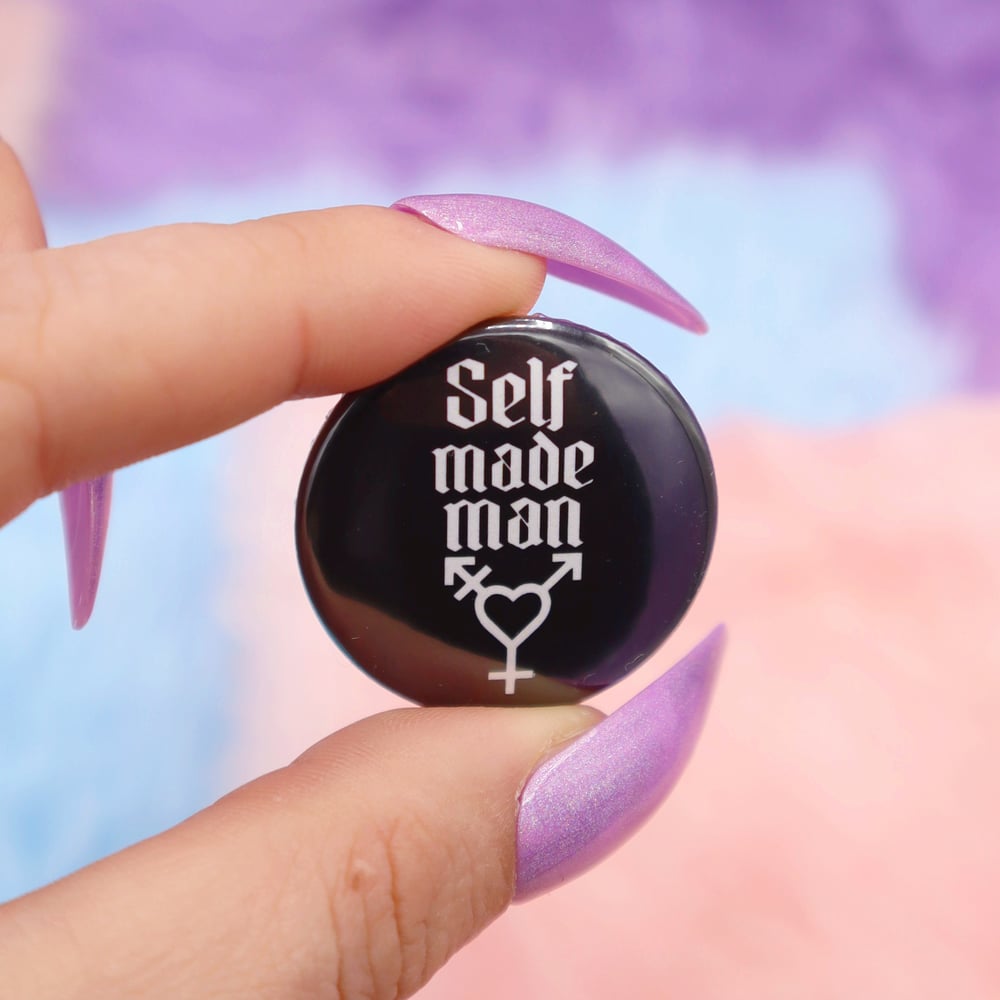 Image of Self Made Man Button Badge