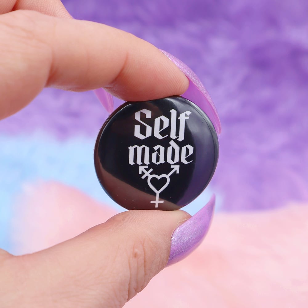 Image of Self Made Button Badge