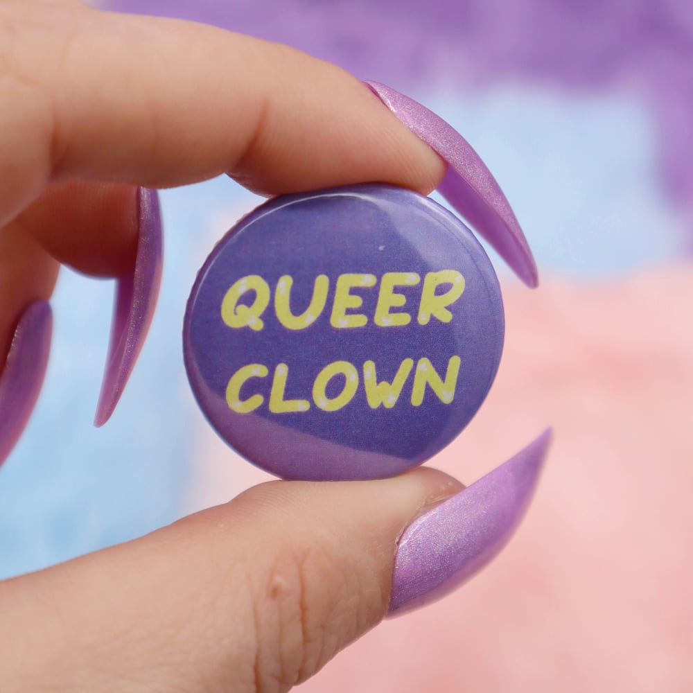 Image of Queer Clown Button Badge