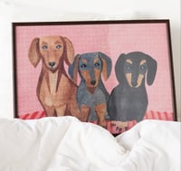 Image 4 of Dachshunds - jigsaw puzzle game 