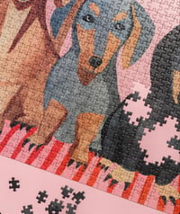 Image 3 of Dachshunds - jigsaw puzzle game 