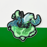 Image 2 of Queen Chrysalis My Little Pony Matte Vinyl Sticker