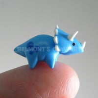 Image 2 of Blue mini Triceratops