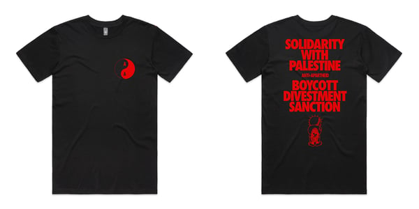 Image of Anti-Apartheid T-Shirt Black