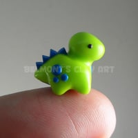 Image 2 of Green "Kawaii" mini Diplodocus