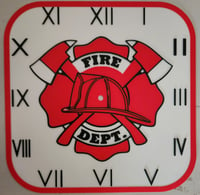 Image 1 of 🕒 3D-Printed Firefighter Clocks – A Tribute to Bravery & Brotherhood! 🕒