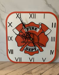 Image 4 of 🕒 3D-Printed Firefighter Clocks – A Tribute to Bravery & Brotherhood! 🕒