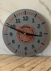 Image 2 of π 3D-Printed Firefighter Clocks β A Tribute to Bravery & Brotherhood! π