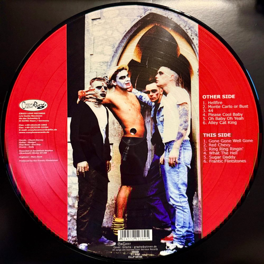 FRANTIC FLINTSTONES - A NIGHTMARE ON NERVOUS (PIC DISC) LP