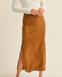 Image 1 of Bronze Dbl slit skirt