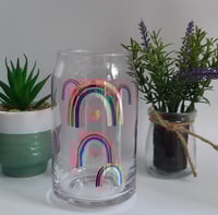 Image 2 of Patterned Glass Straw Cups