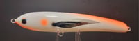 Image 1 of 90g  White, Orange Tail Floating Stick Bait 