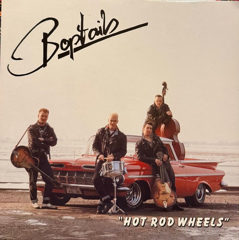 BOPTAILS - HOT ROD WHEELS (LP) White 