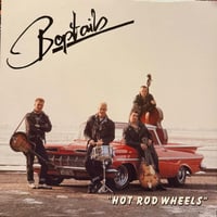 Image 1 of BOPTAILS - HOT ROD WHEELS (LP) White 