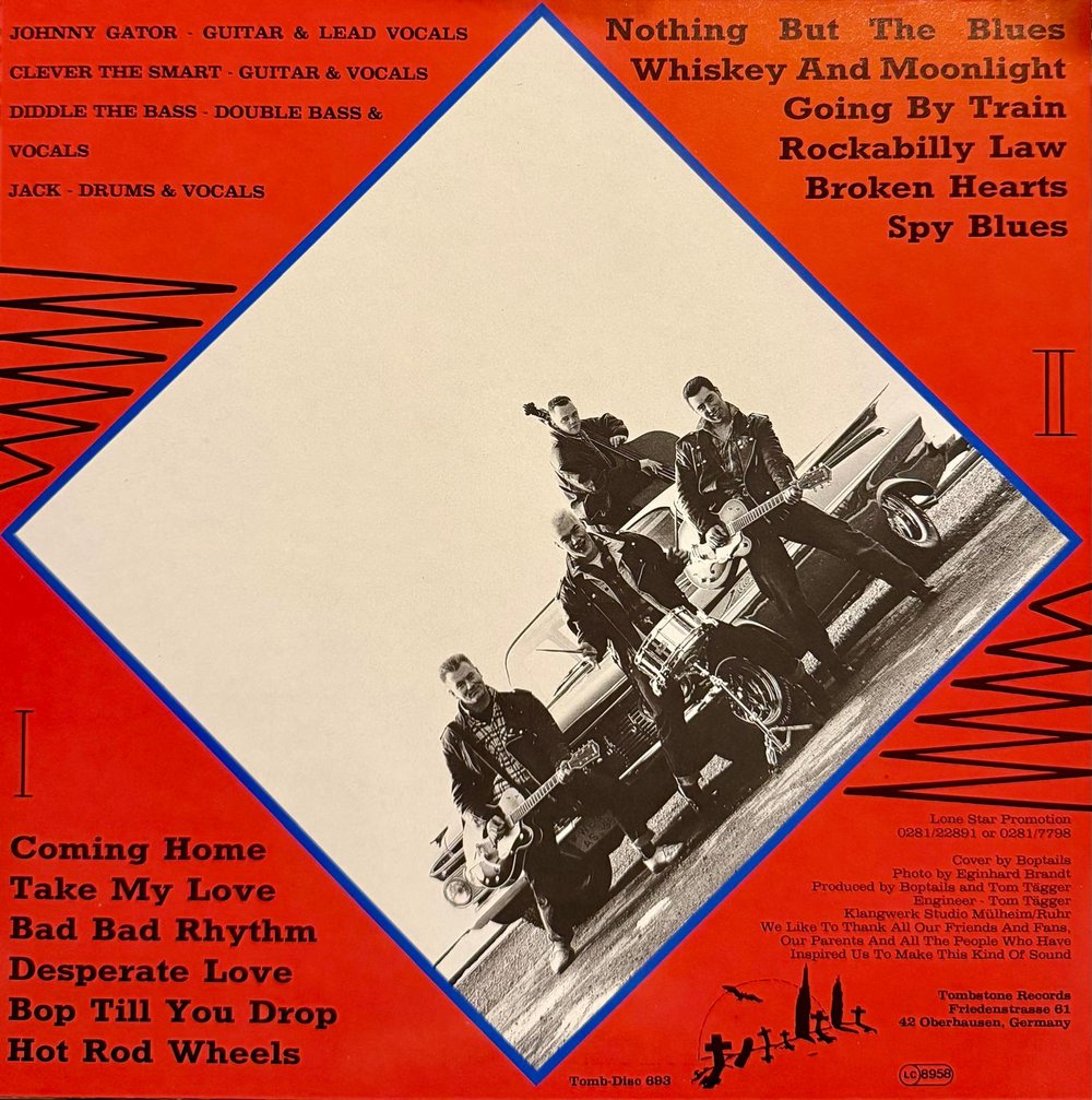 BOPTAILS - HOT ROD WHEELS (LP) White 