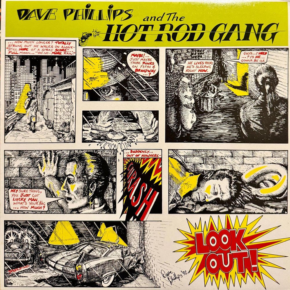 DAVE PHILLIPS AND THE HOT ROD GANG - LOOK OUT (LP)