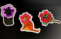 Image 2 of Red Flower Cat