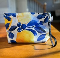 Image 2 of Blueberry Lemon Makeup Bag
